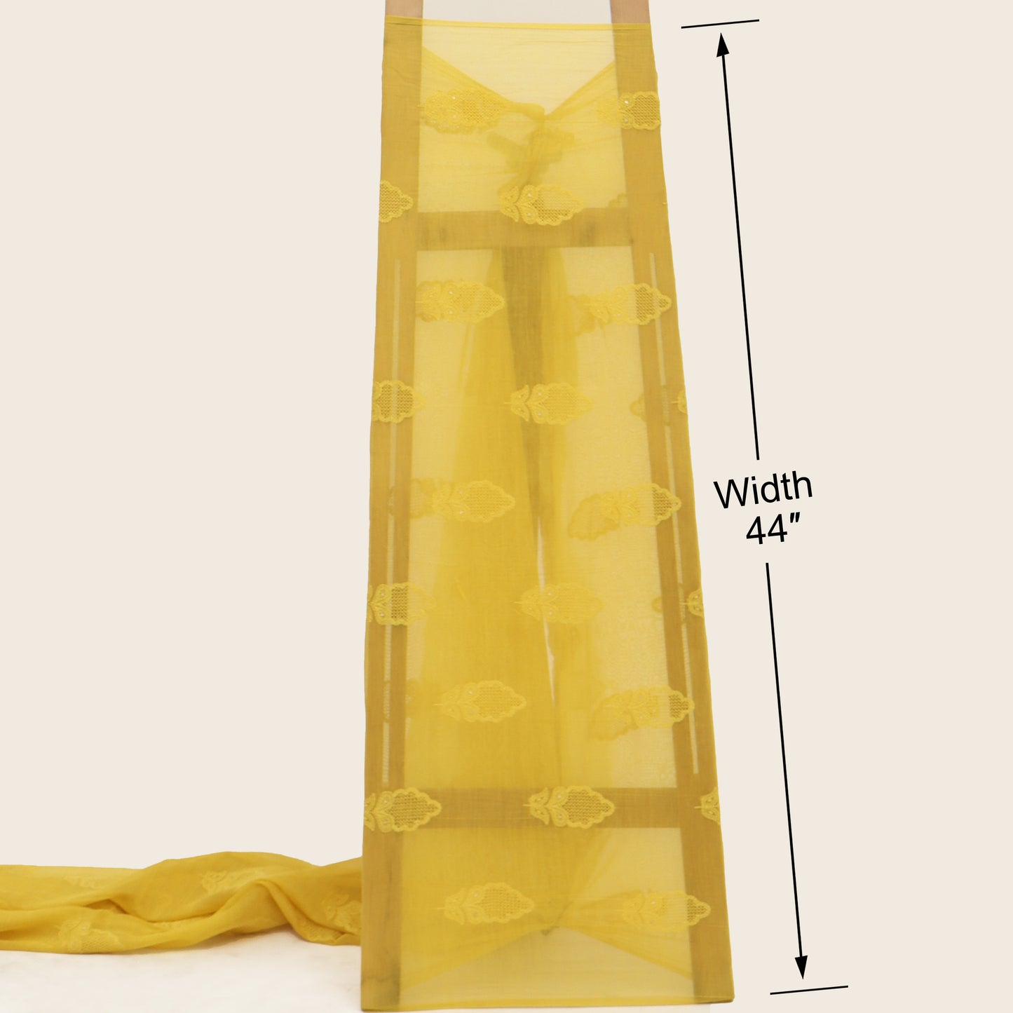 Chanderi Embroidery Fabric