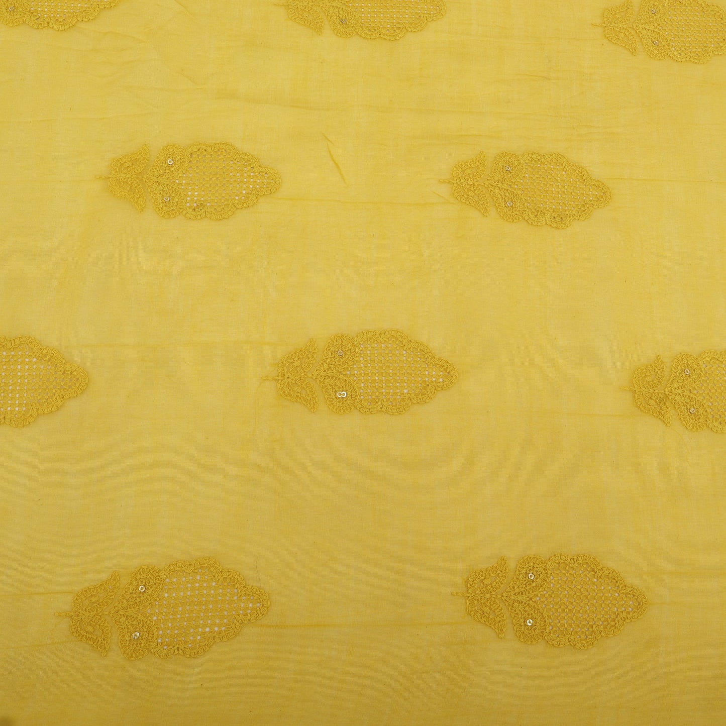 Chanderi Embroidery Fabric