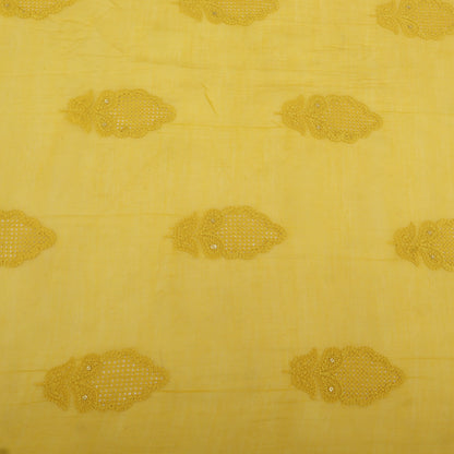 Chanderi Embroidery Fabric