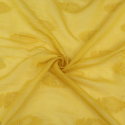 Chanderi Embroidery Fabric