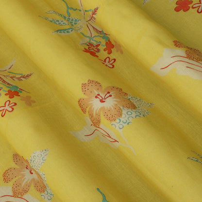 Yellow Color Cotton Dupatta