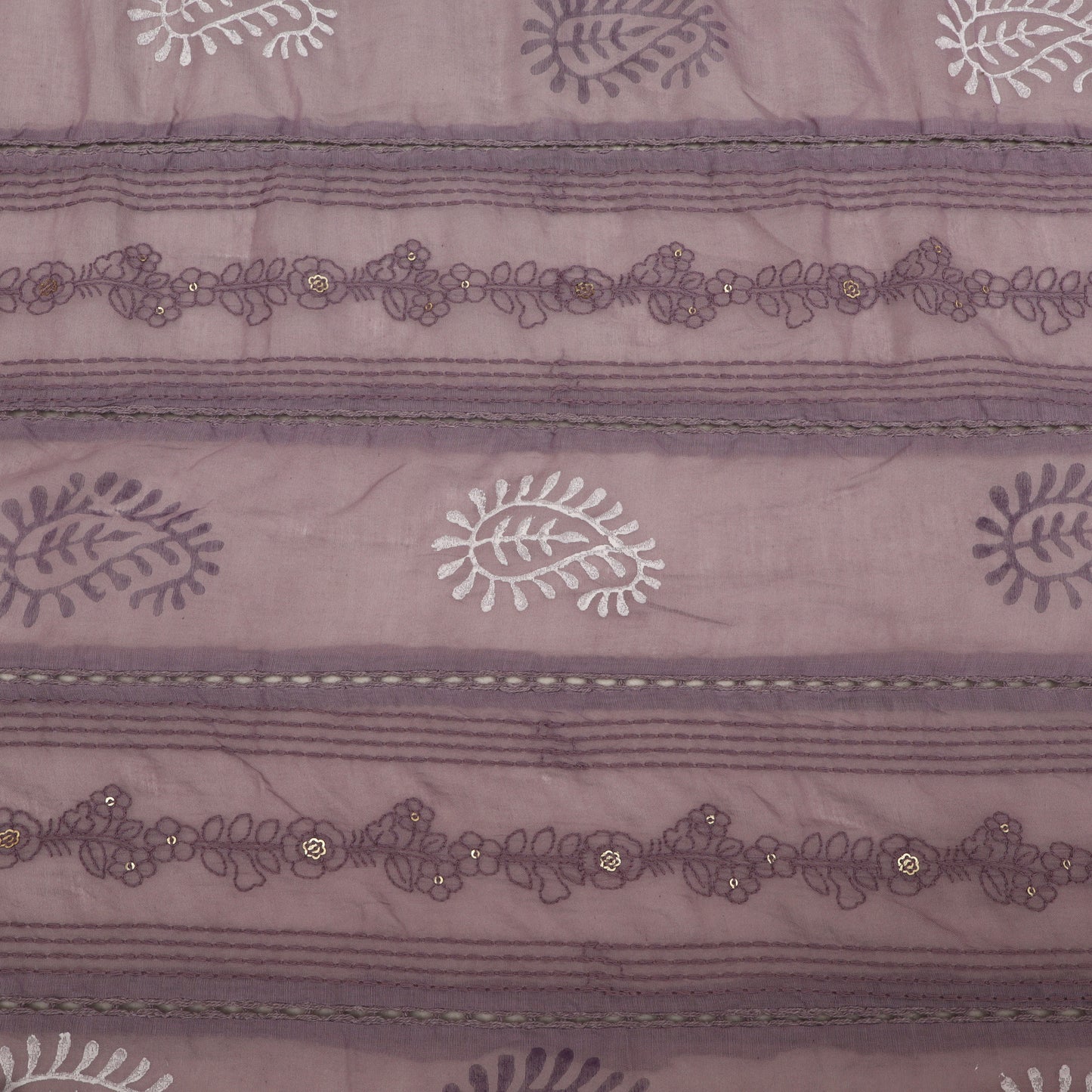 Mul Chanderi Embroidery Fabric
