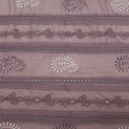 Mul Chanderi Embroidery Fabric
