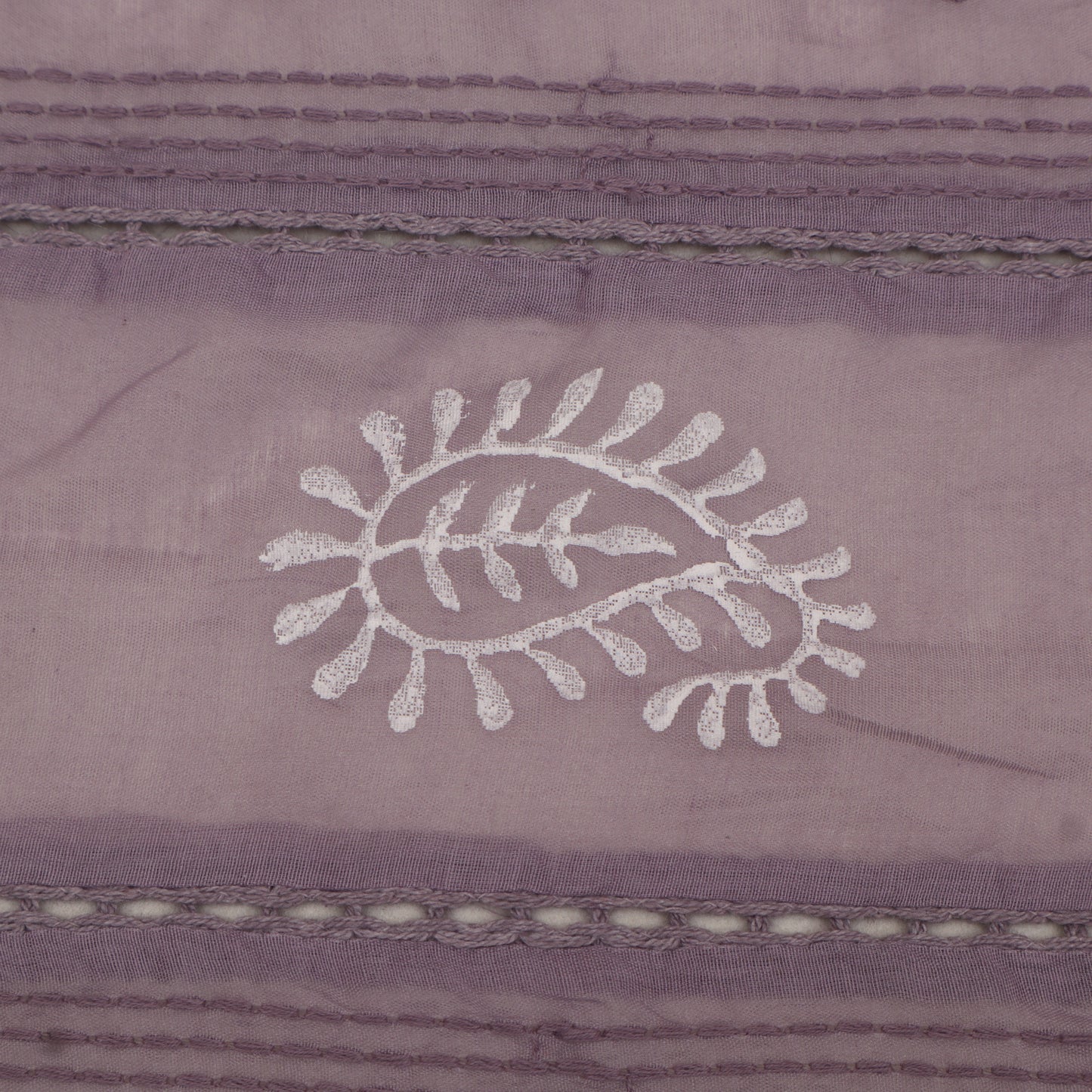 Mul Chanderi Embroidery Fabric