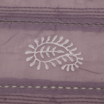 Mul Chanderi Embroidery Fabric