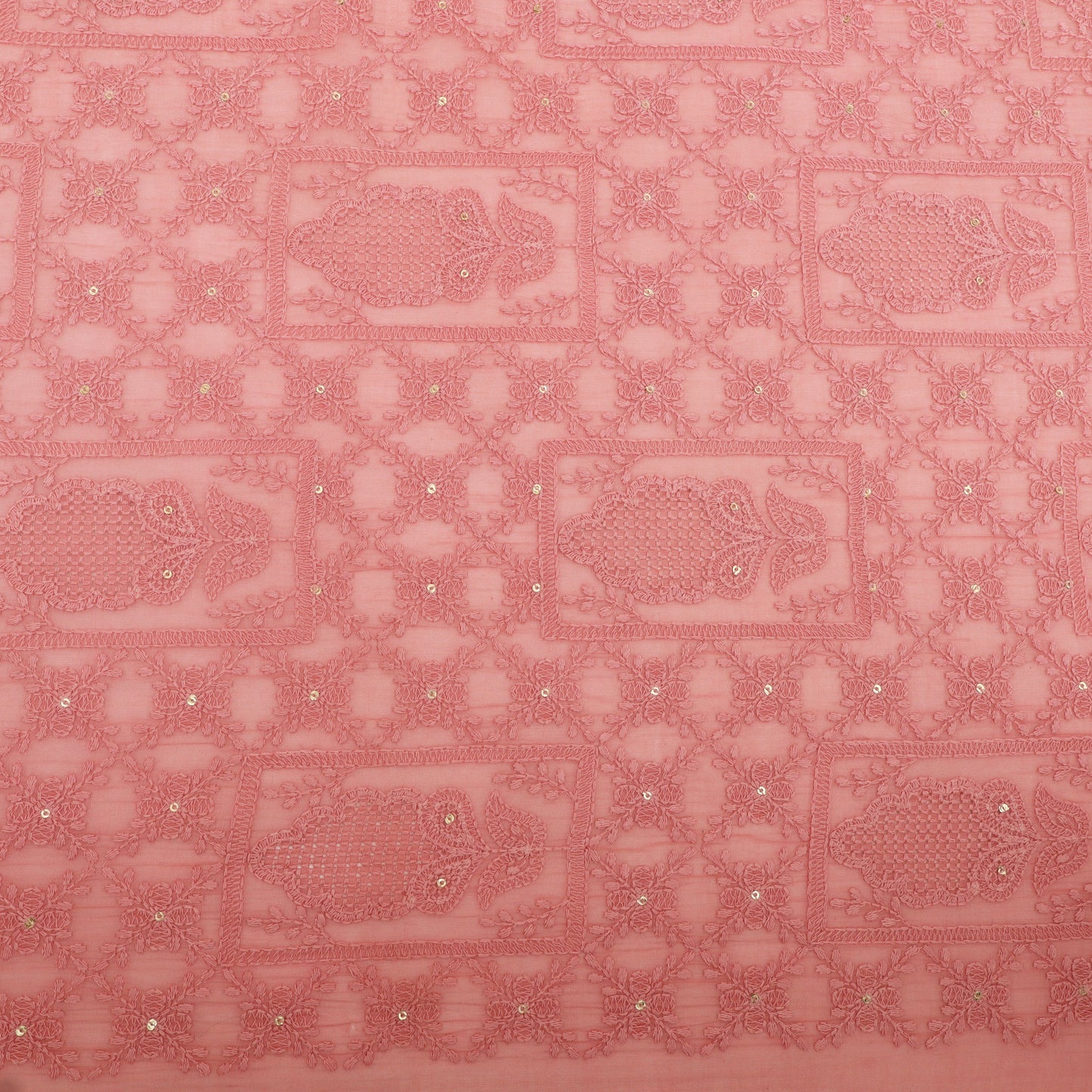 Chanderi Embroidery Fabric