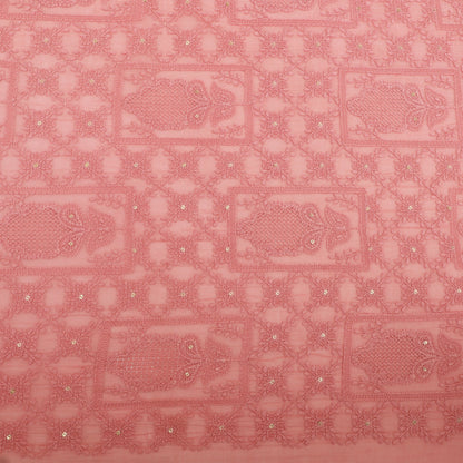 Chanderi Embroidery Fabric