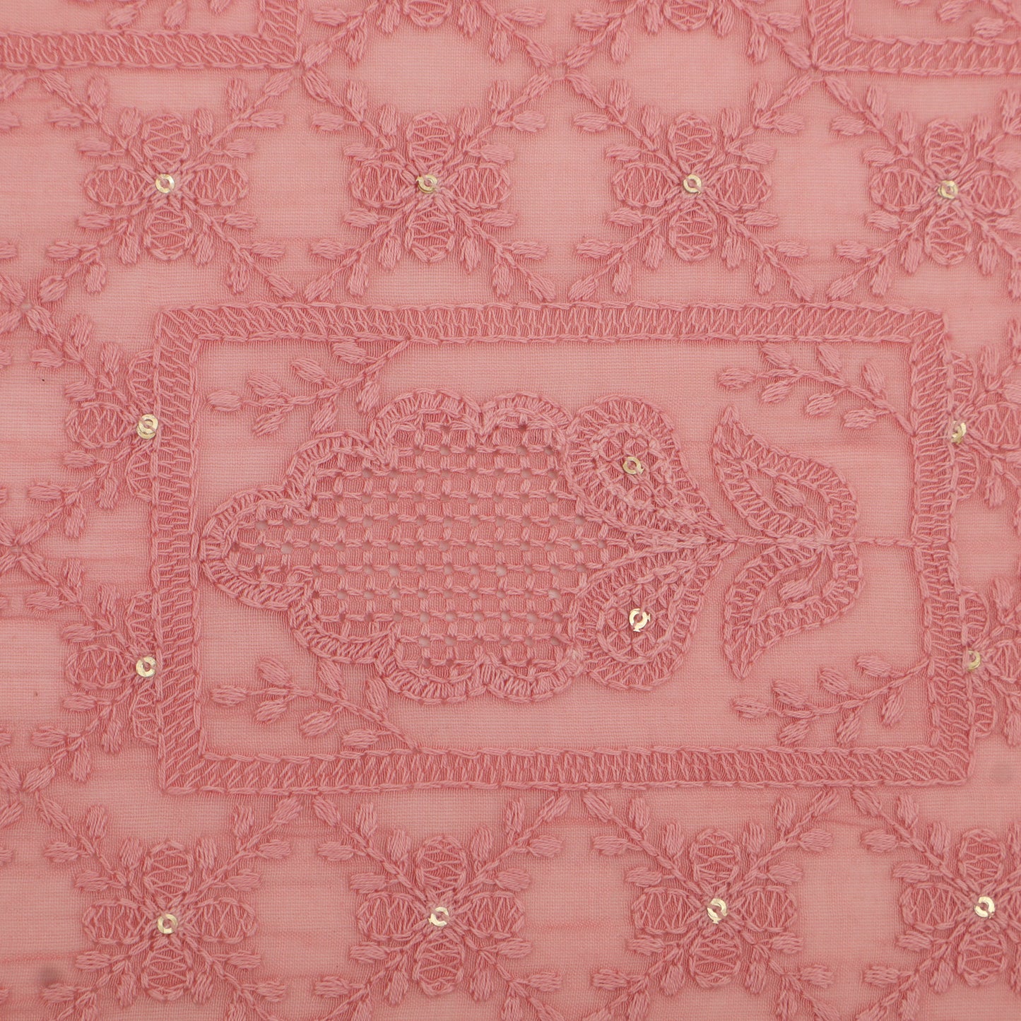 Chanderi Embroidery Fabric