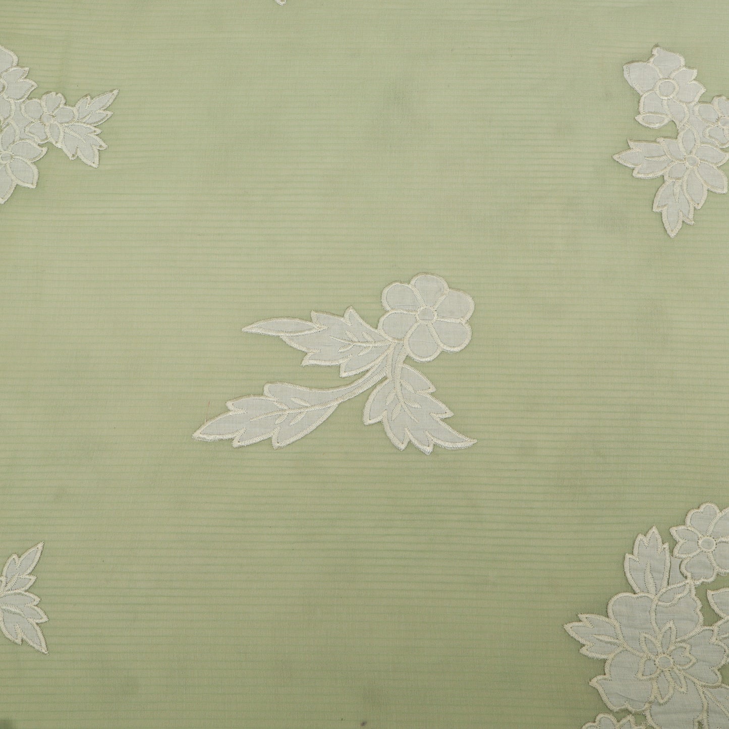 Mul Chanderi Embroidery Fabric