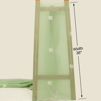 Mul Chanderi Embroidery Fabric