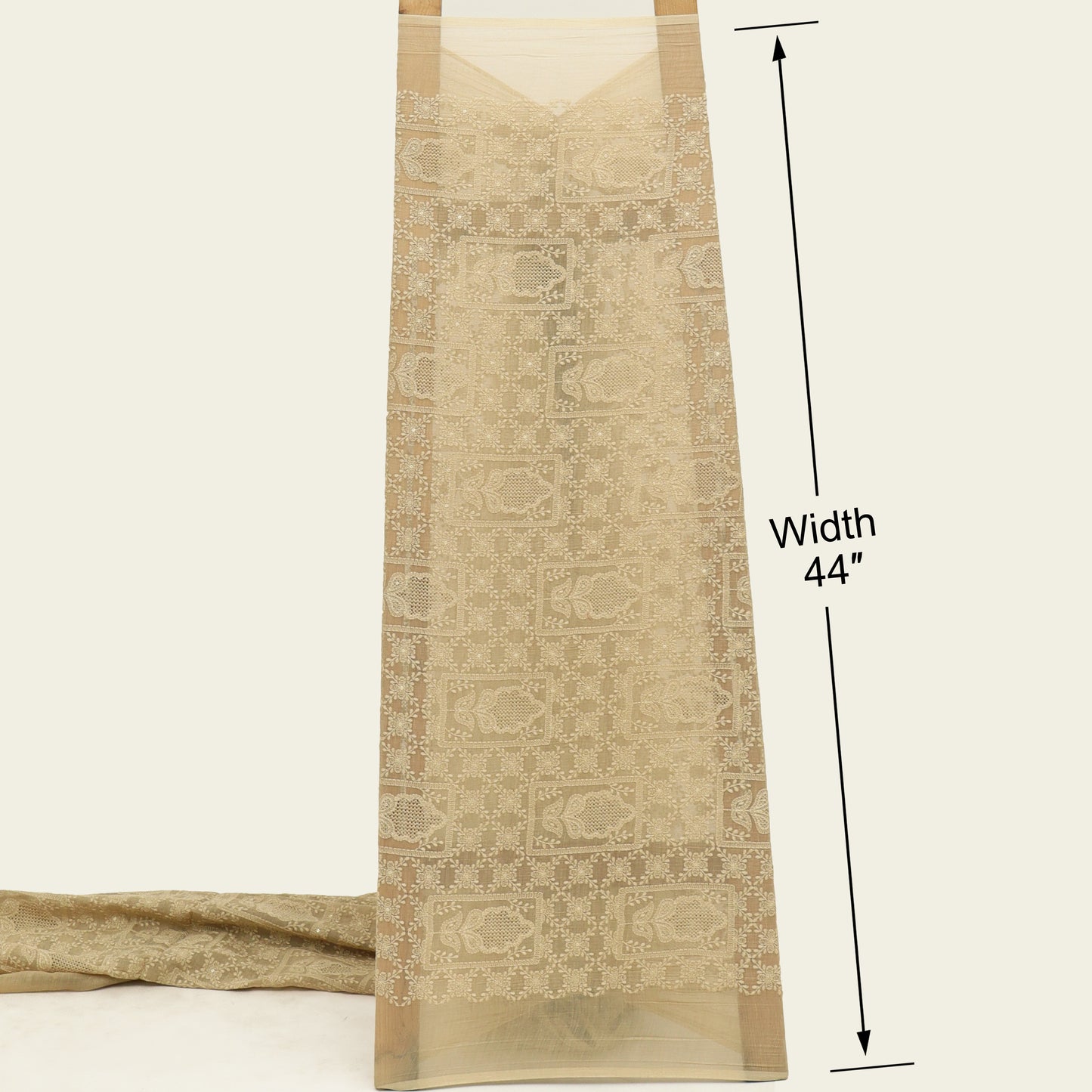 Chanderi Embroidery Fabric