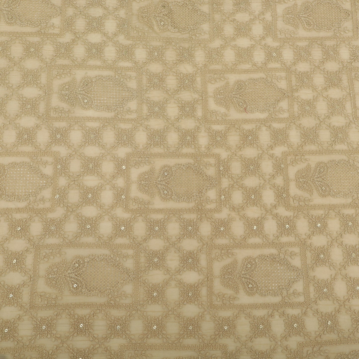 Chanderi Embroidery Fabric
