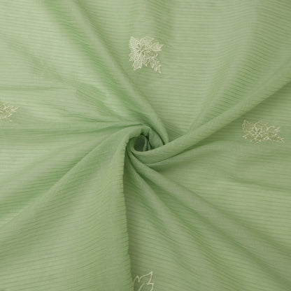 Mul Chanderi Embroidery Fabric