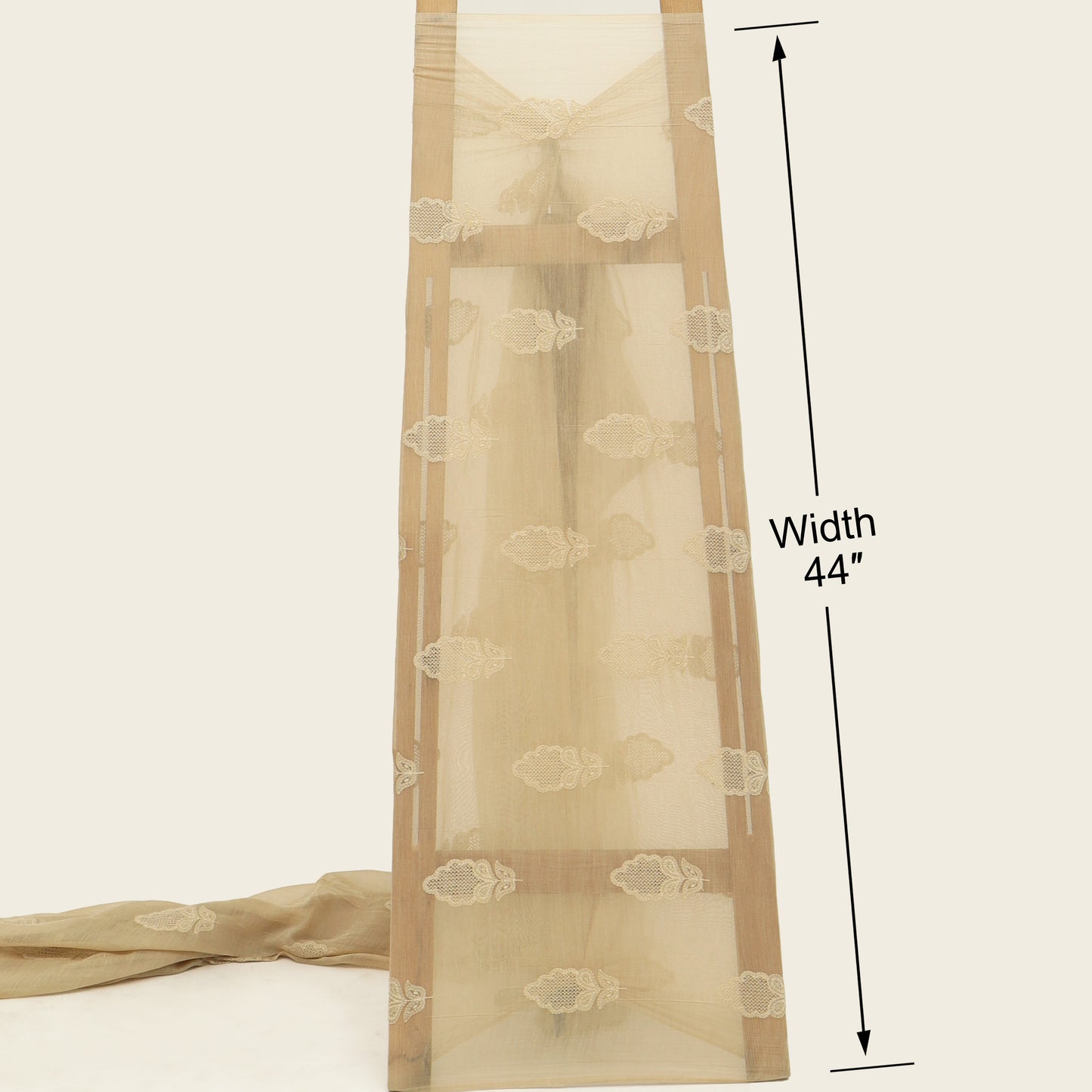 Chanderi Embroidery Fabric