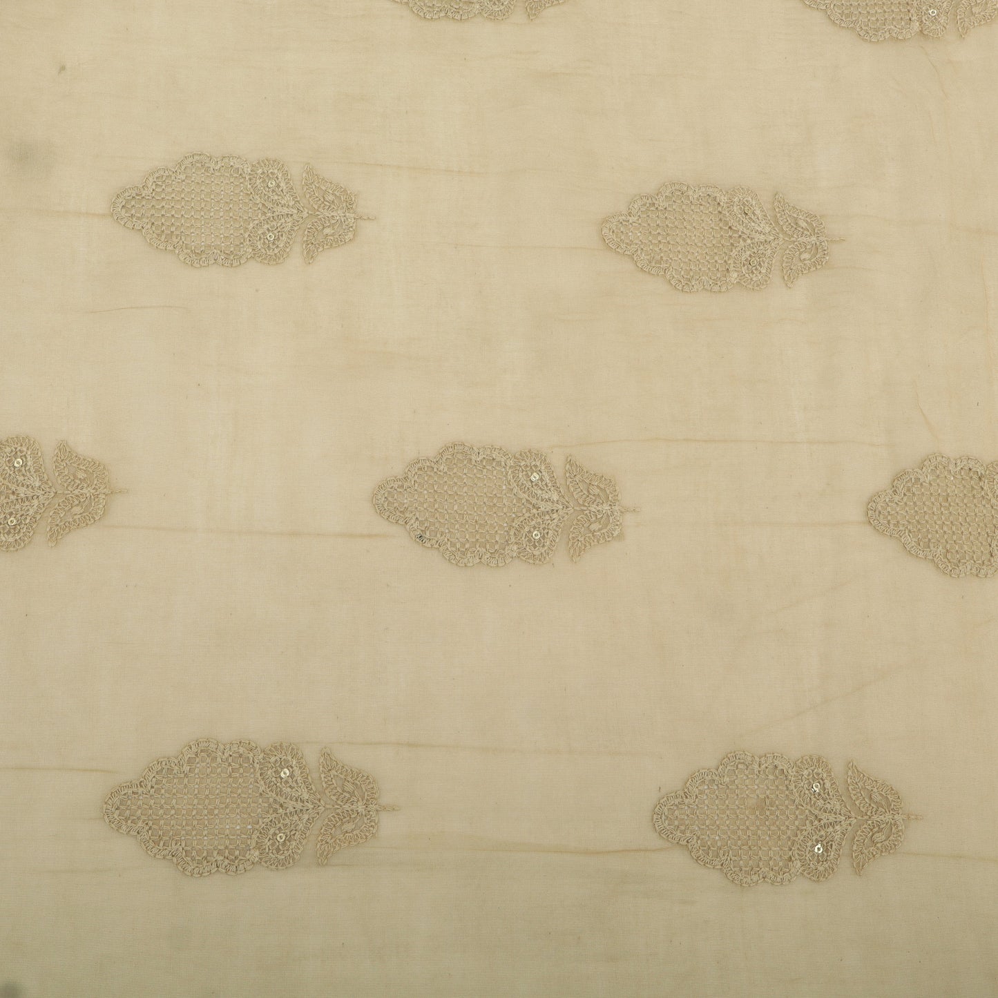 Chanderi Embroidery Fabric