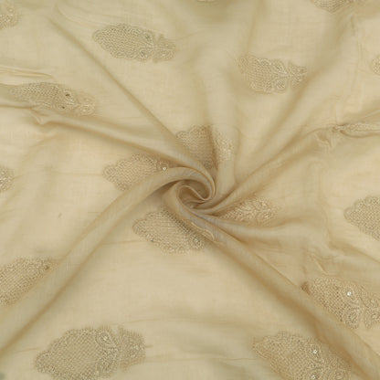 Chanderi Embroidery Fabric