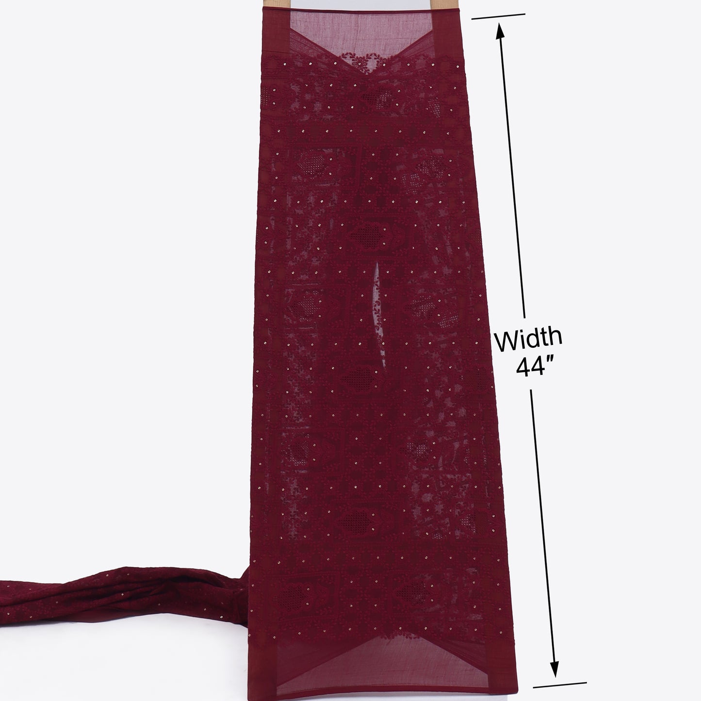 Chanderi Embroidery Fabric