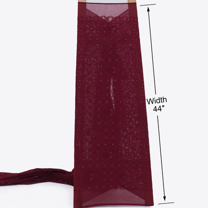 Chanderi Embroidery Fabric