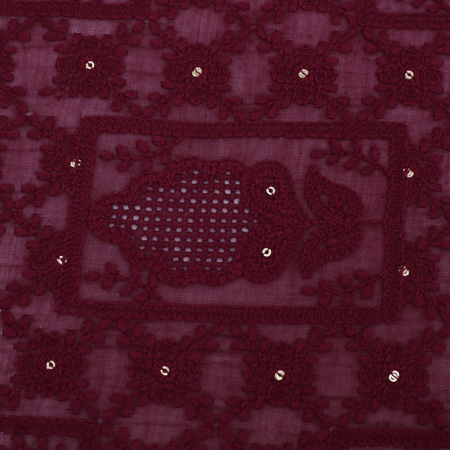 Chanderi Embroidery Fabric