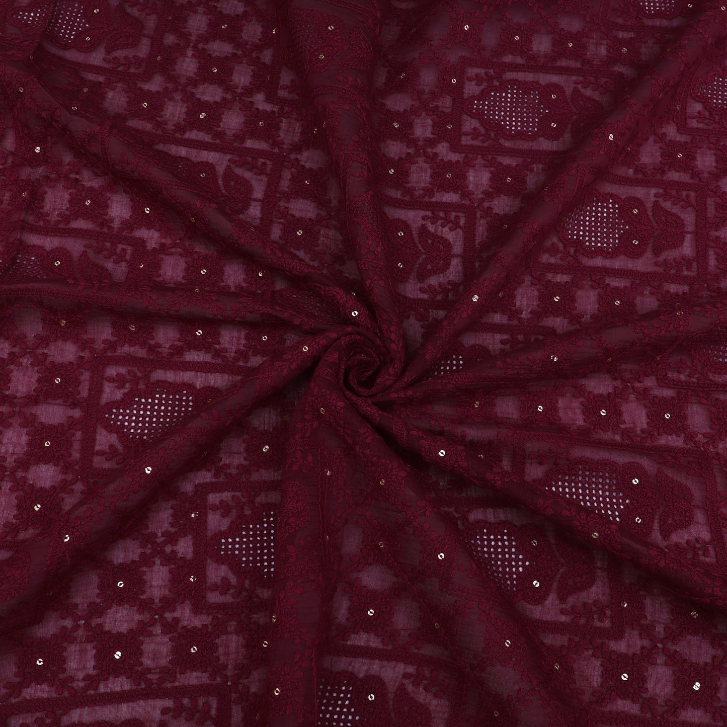 Chanderi Embroidery Fabric