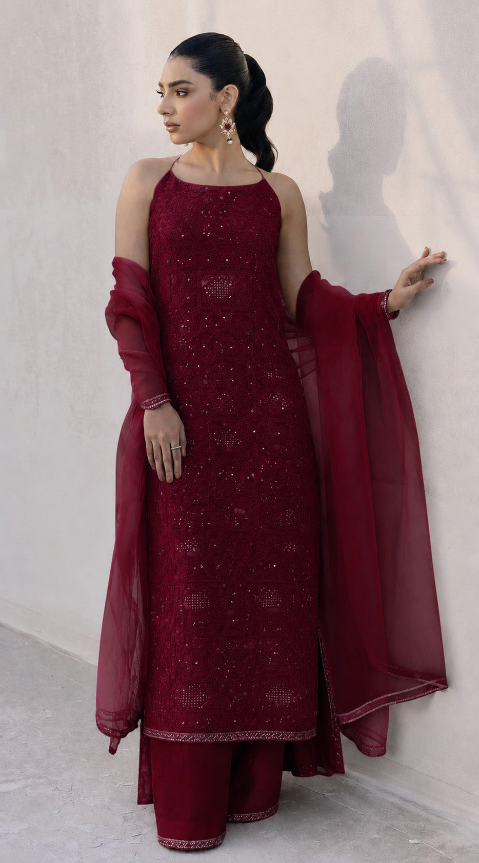 Chanderi Embroidery Fabric