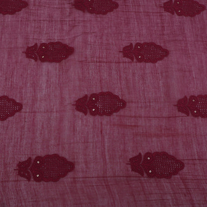 Chanderi Embroidery Fabric