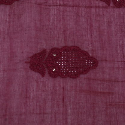 Chanderi Embroidery Fabric