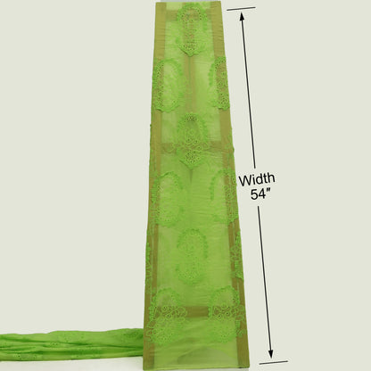 Chanderi Embroidery Fabric