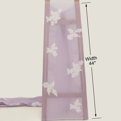 Mul Chanderi Embroidery Fabric