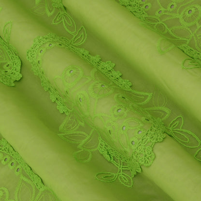 Chanderi Embroidery Fabric