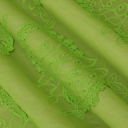 Chanderi Embroidery Fabric