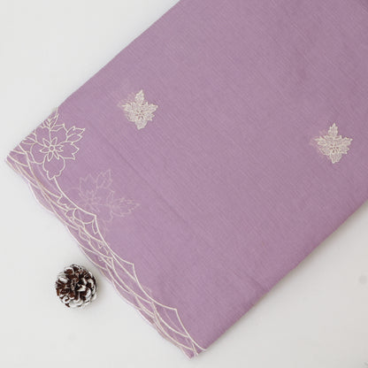Mul Chanderi Embroidery Fabric