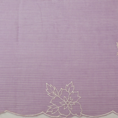 Mul Chanderi Embroidery Fabric