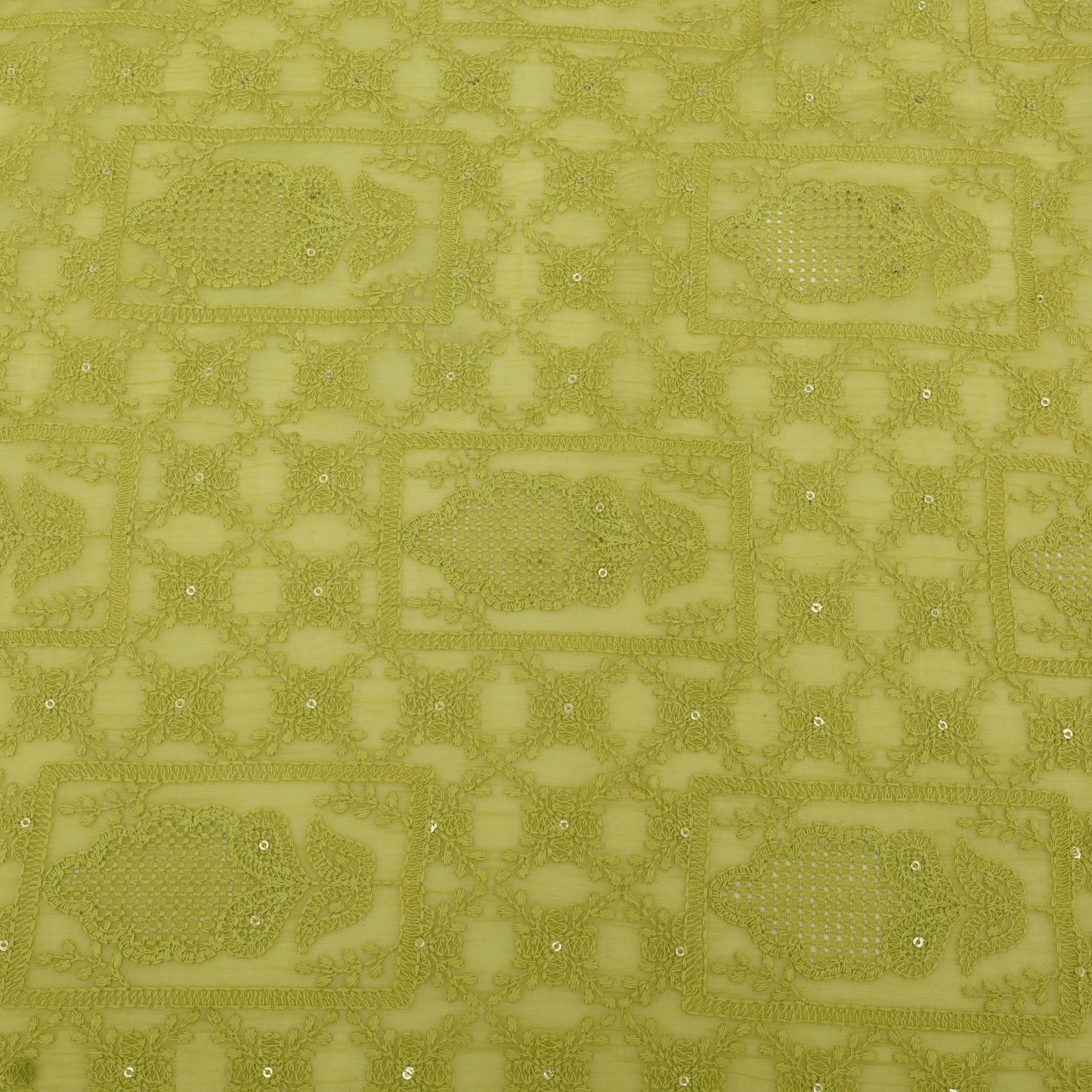 Chanderi Embroidery Fabric