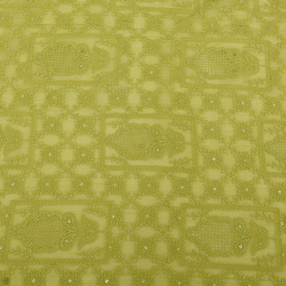 Chanderi Embroidery Fabric