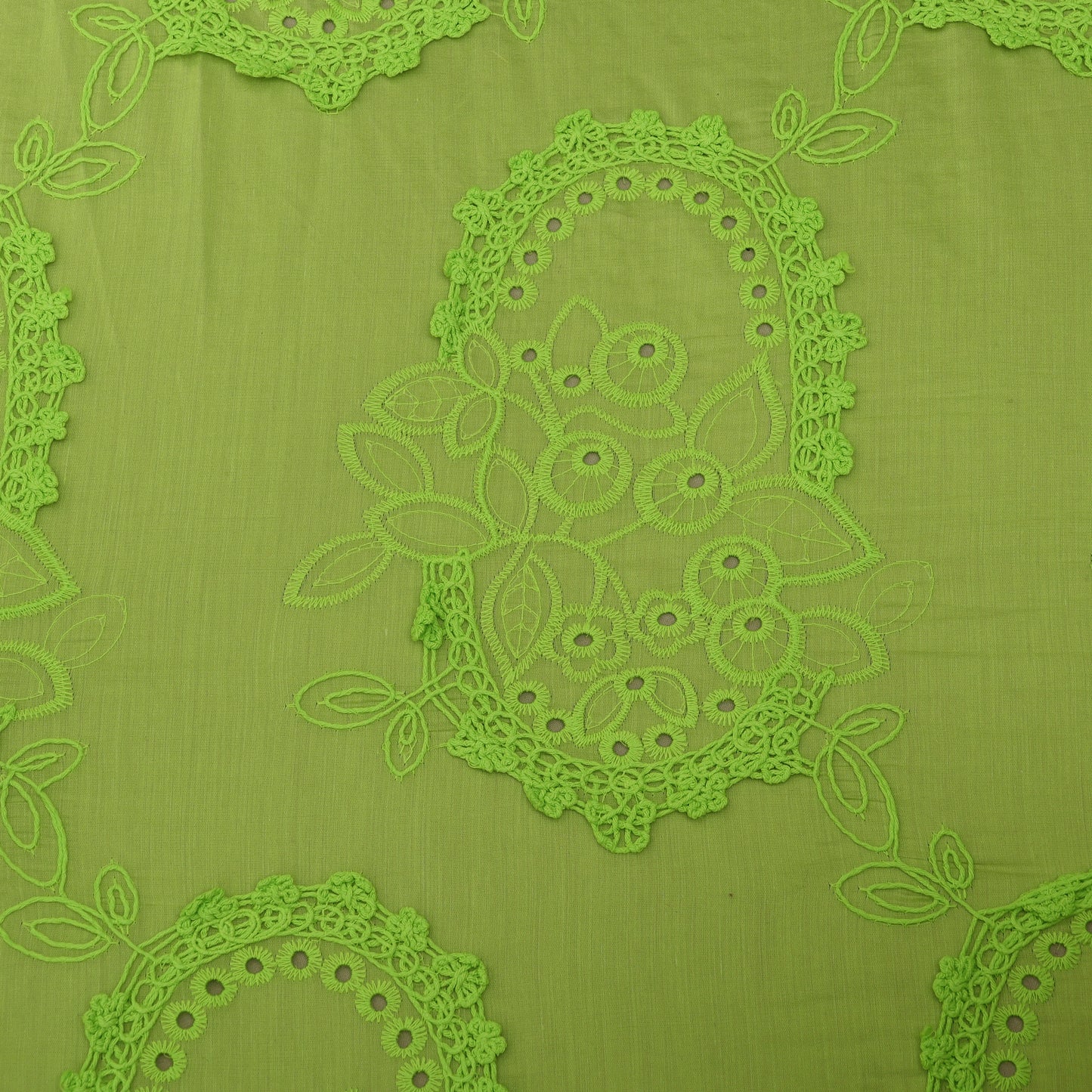 Chanderi Embroidery Fabric