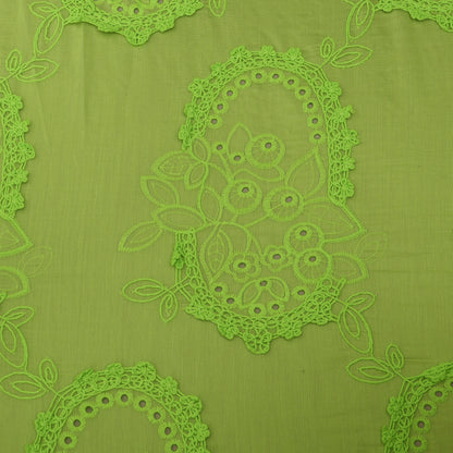 Chanderi Embroidery Fabric