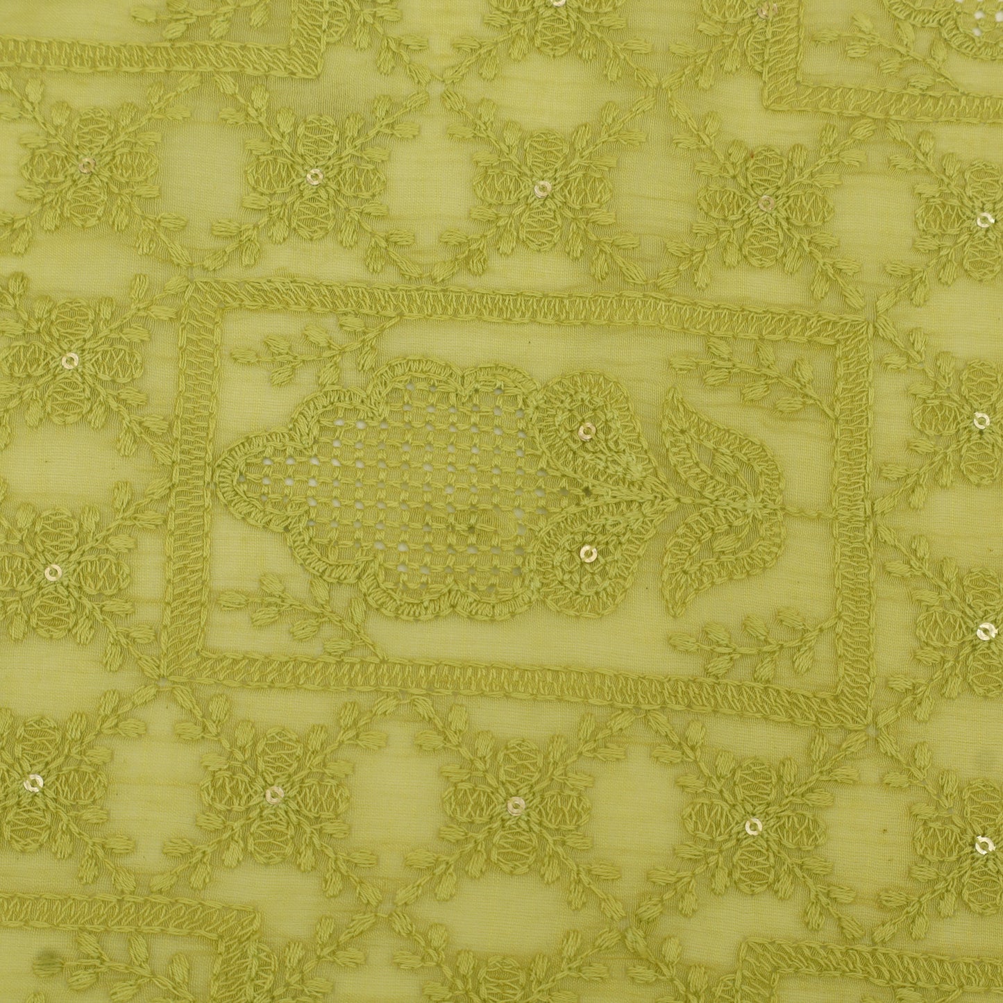 Chanderi Embroidery Fabric