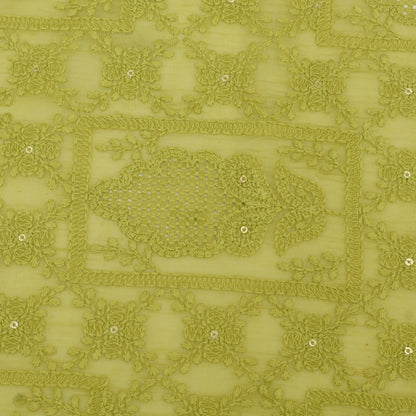 Chanderi Embroidery Fabric