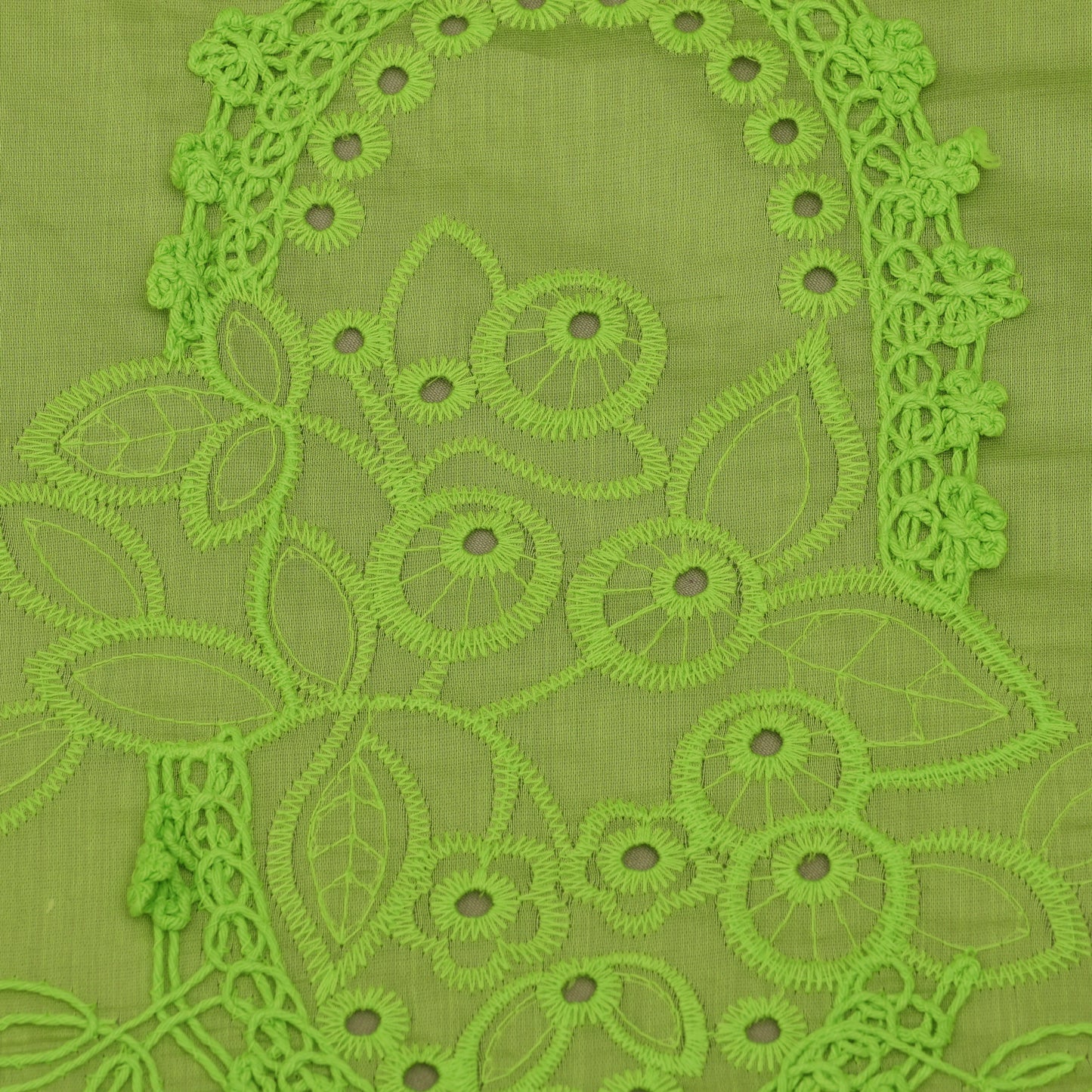 Chanderi Embroidery Fabric