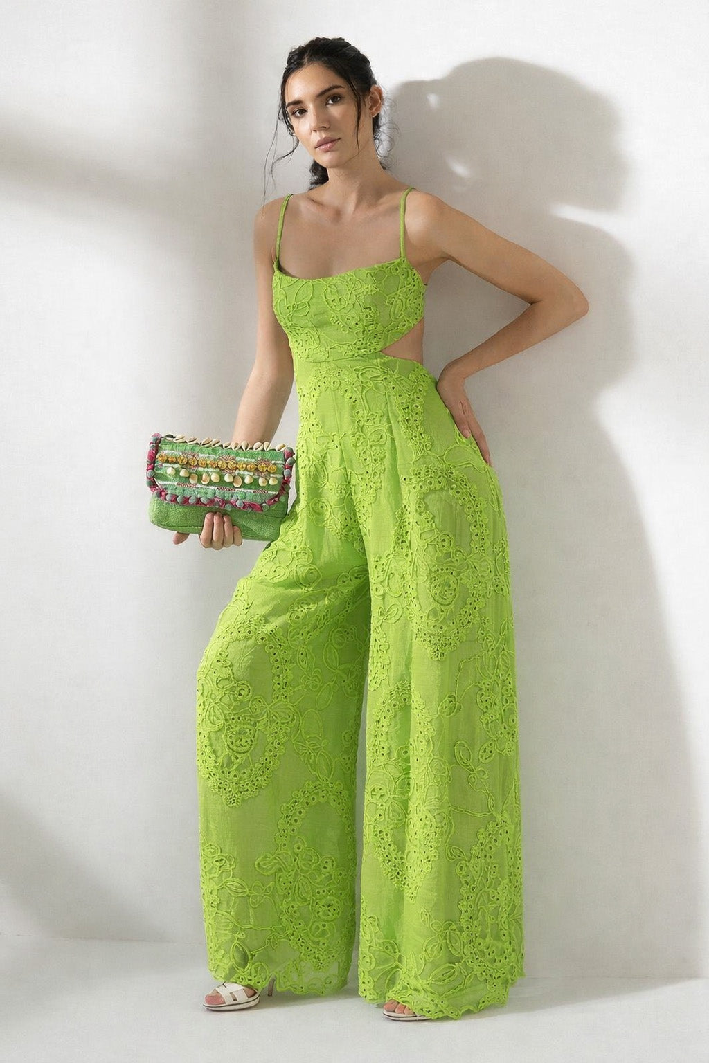 Chanderi Embroidery Fabric