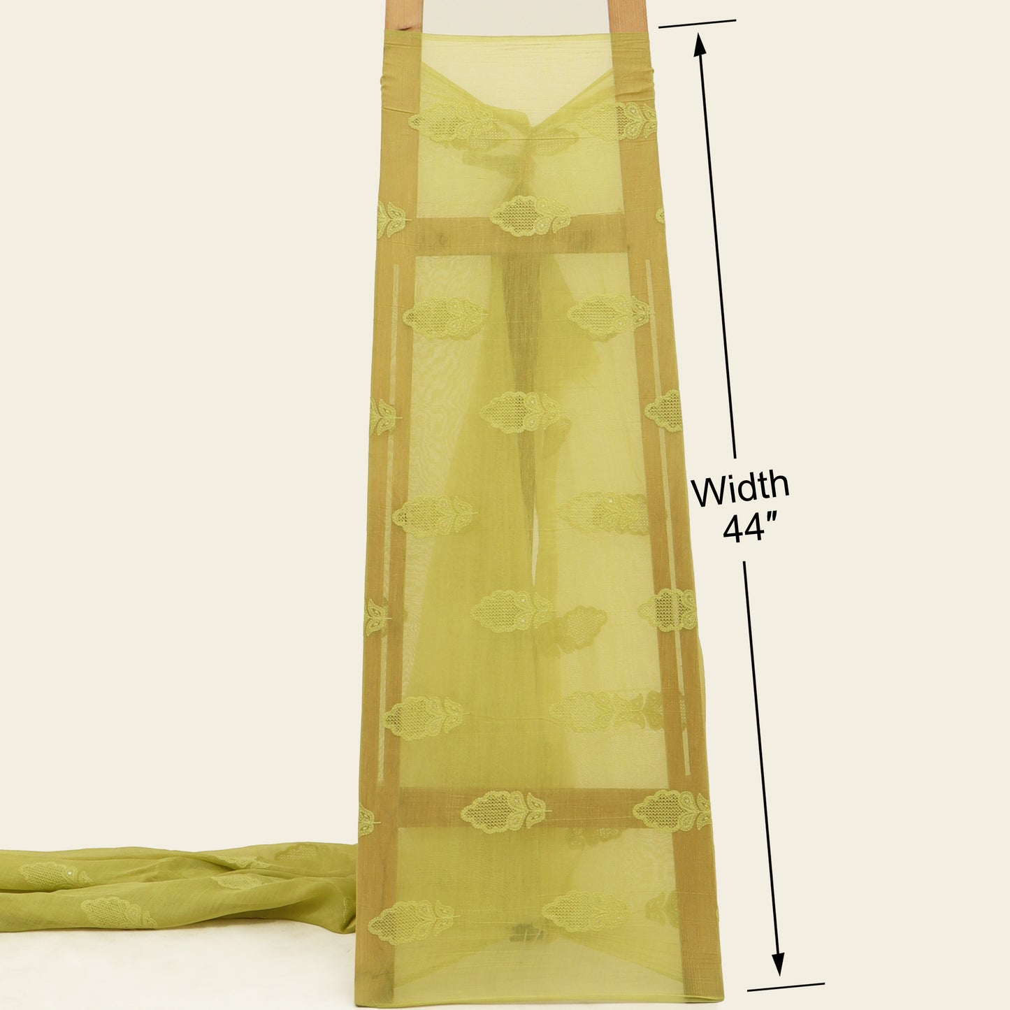 Chanderi Embroidery Fabric