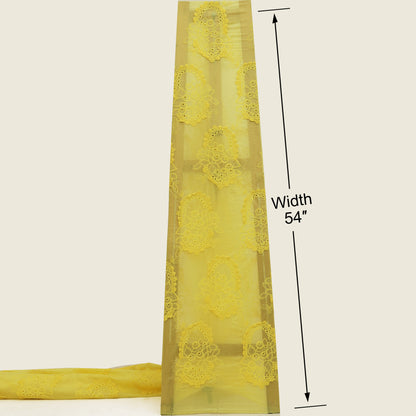 Chanderi Embroidery Fabric