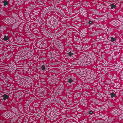 Rani Color Katan Meena  Brocade Fabric