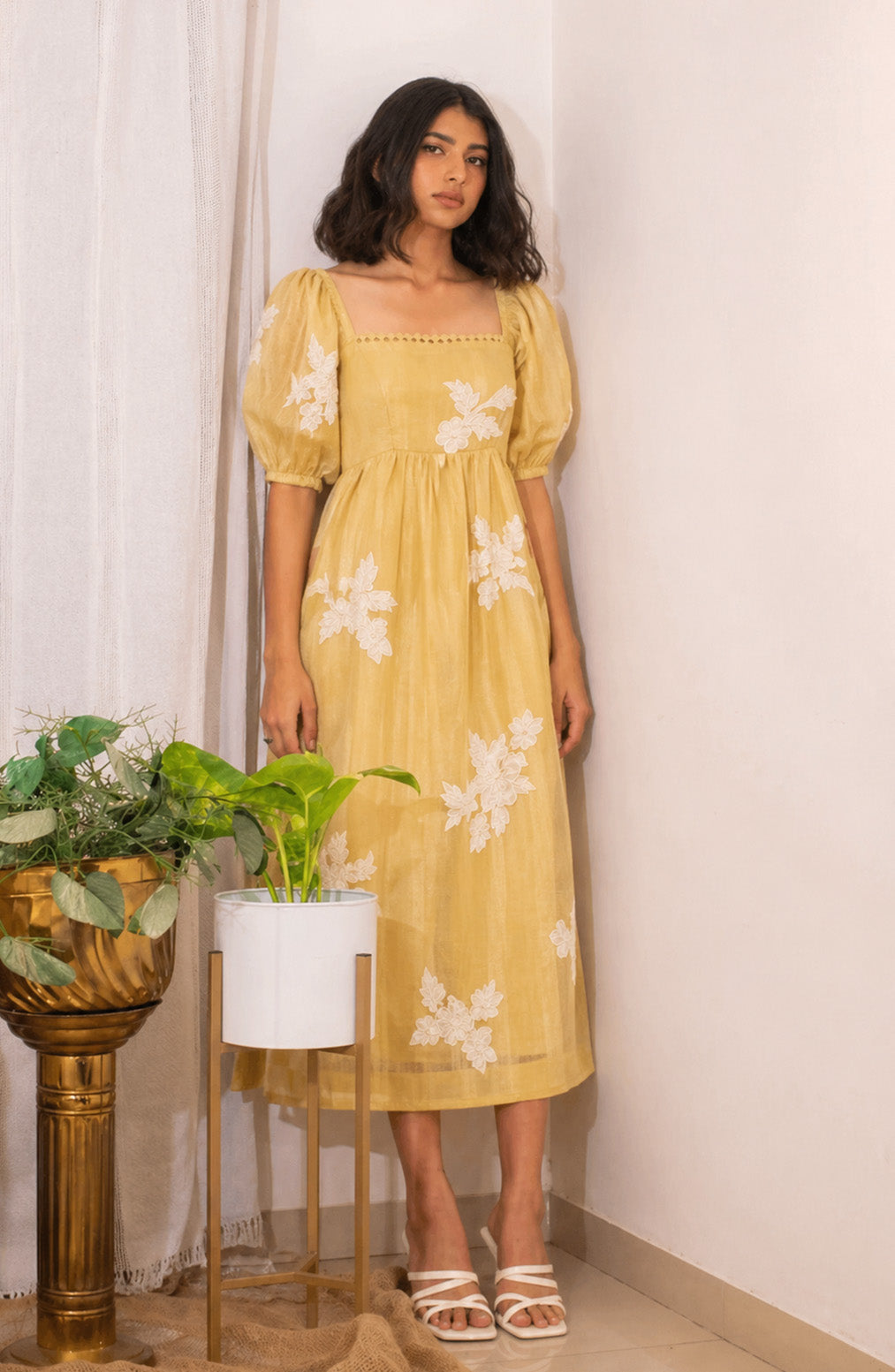 Mul Chanderi Embroidery Fabric