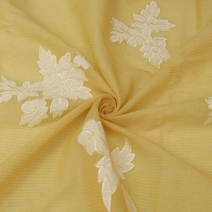 Mul Chanderi Embroidery Fabric