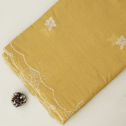 Mul Chanderi Embroidery Fabric