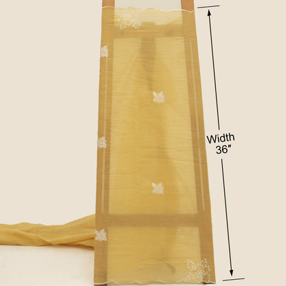 Mul Chanderi Embroidery Fabric