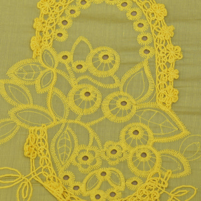 Chanderi Embroidery Fabric