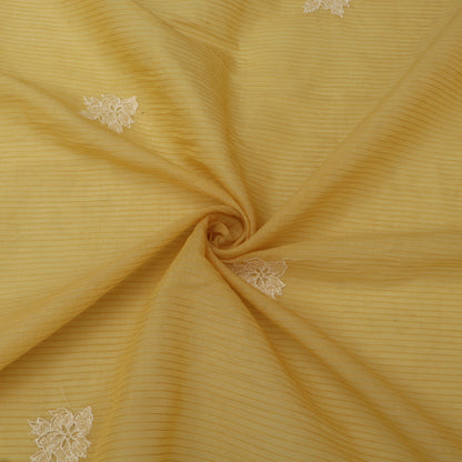 Mul Chanderi Embroidery Fabric